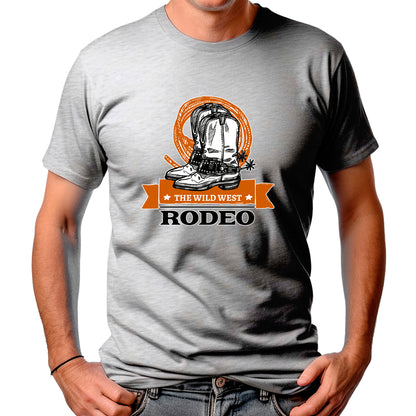 CAMISETA MASCULINA THE WILD WEST RODEO