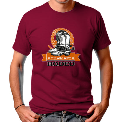 CAMISETA MASCULINA THE WILD WEST RODEO