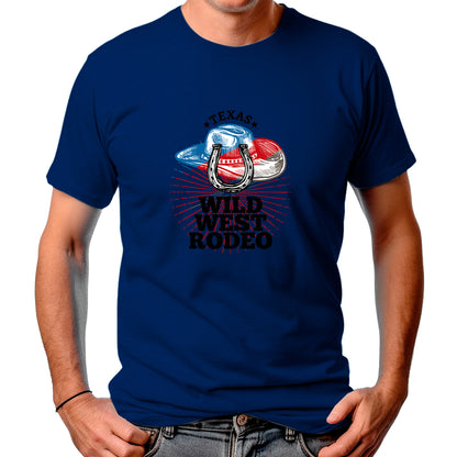 CAMISETA MASCULINA TEXAS WILD WEST RODEO