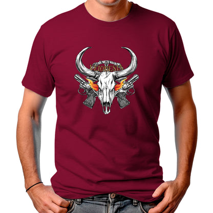 CAMISETA MASCULINA SKULL FLAMING EYES