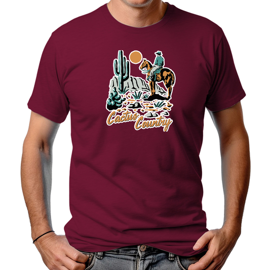 CAMISETA MASCULINA CACTUS COUNTRY