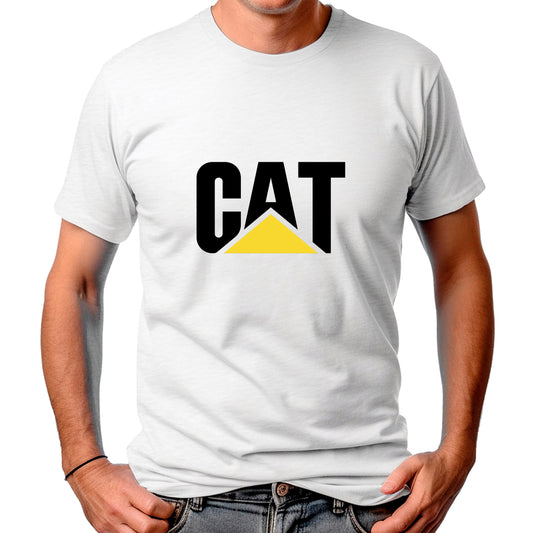 CAMISETA MASCULINA CAT PRETO