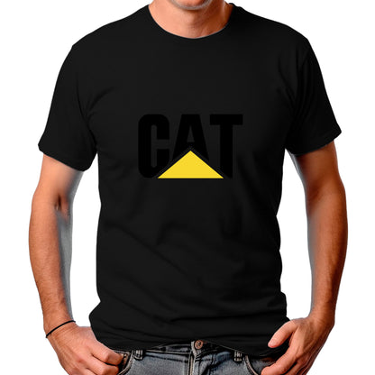 CAMISETA MASCULINA CAT PRETO