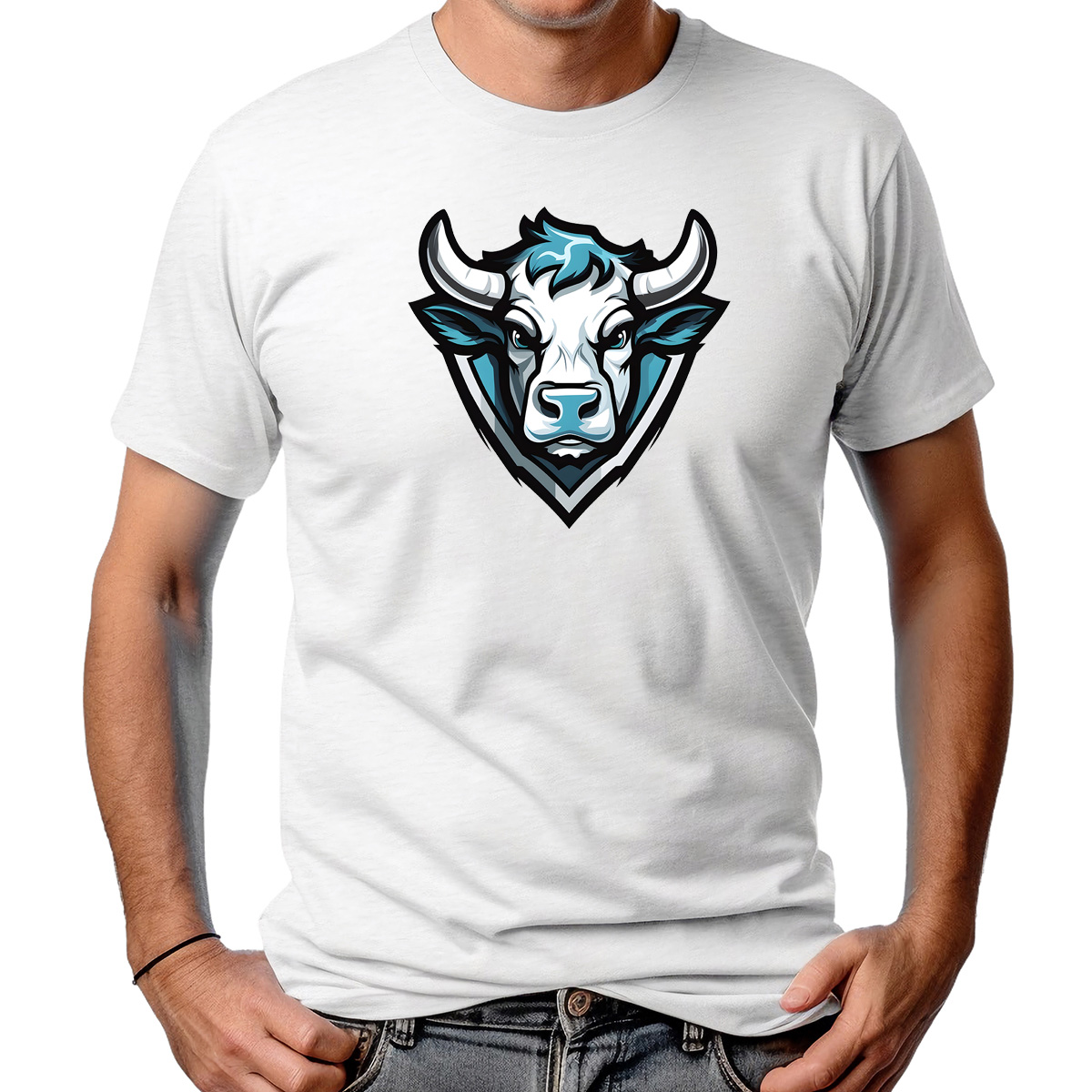 CAMISETA MASCULINA BLUE COW