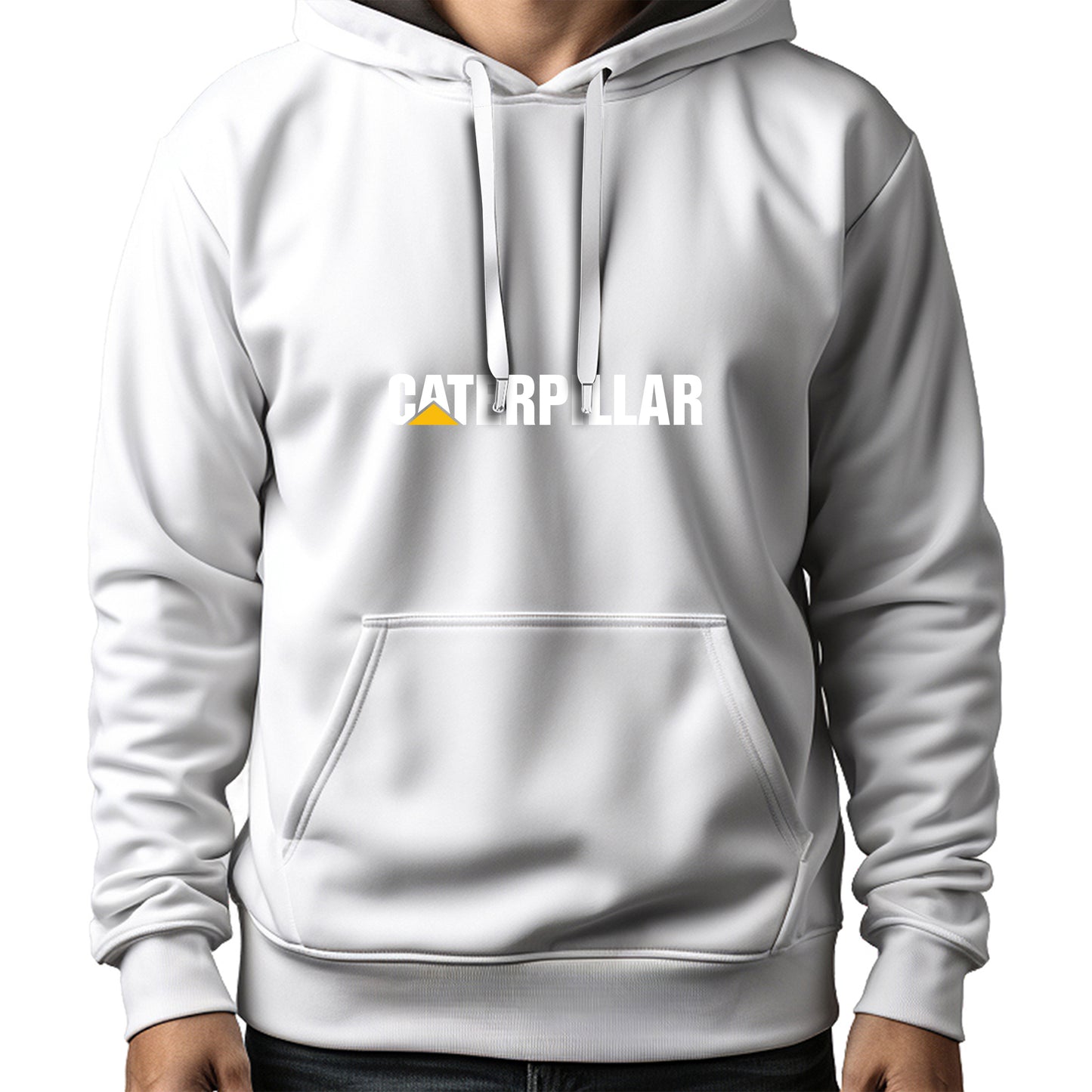 MOLETOM MASCULINO CATERPILLAR BRANCO RÉPLICA