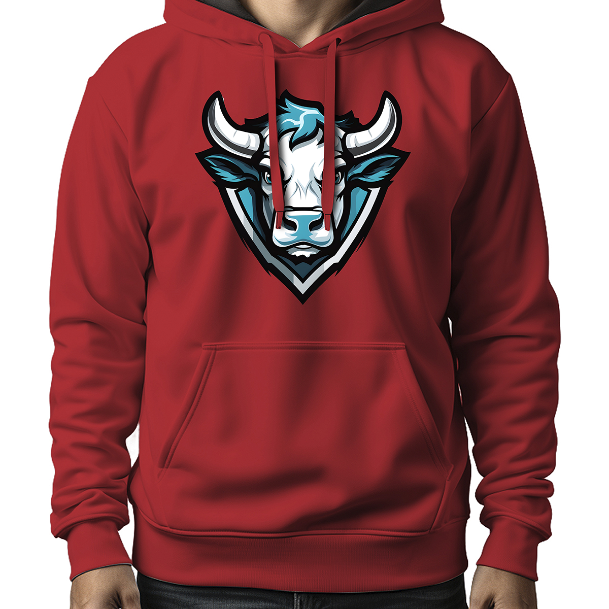 MOLETOM MASCULINO BLUE COW