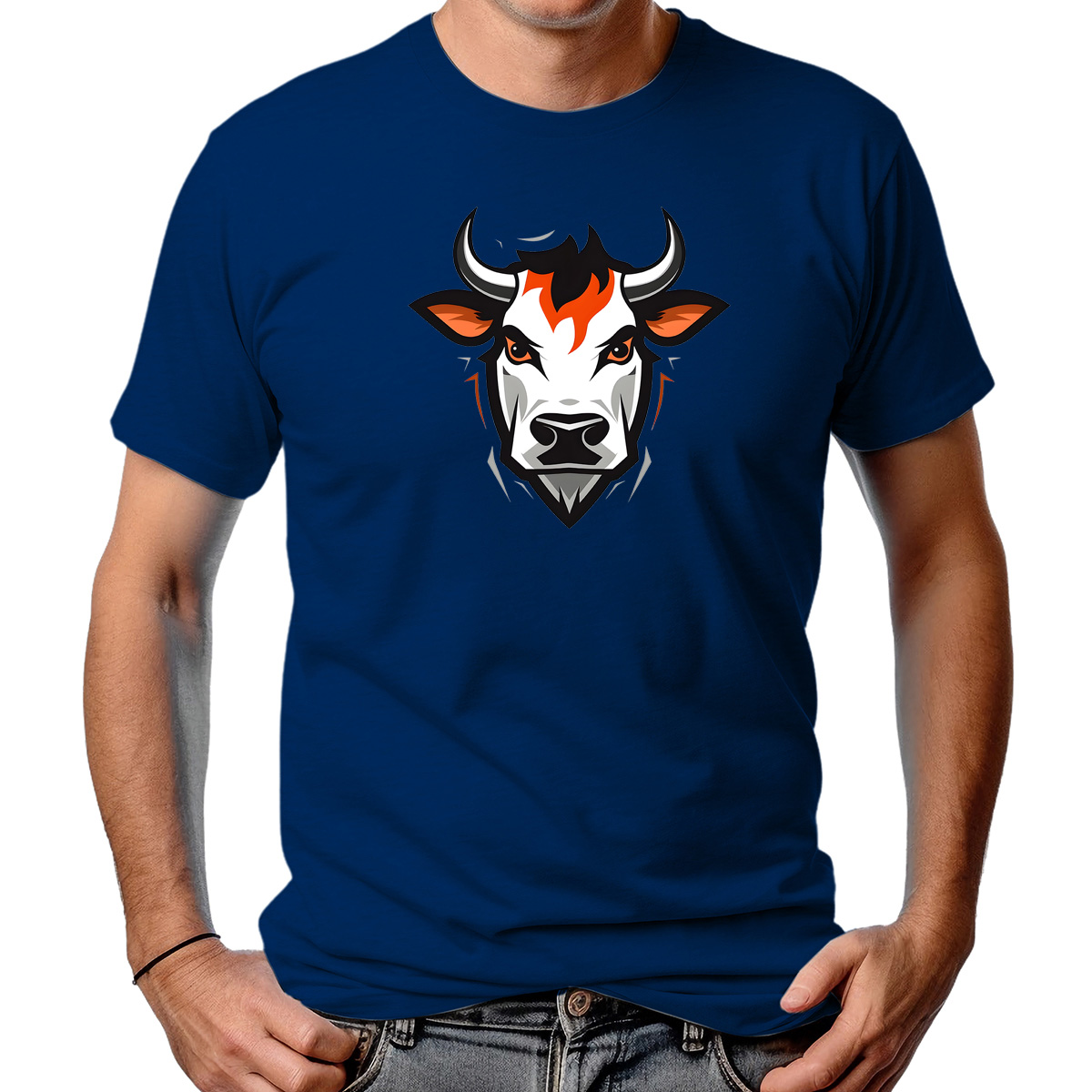 CAMISETA MASCULINA ORANGE COW