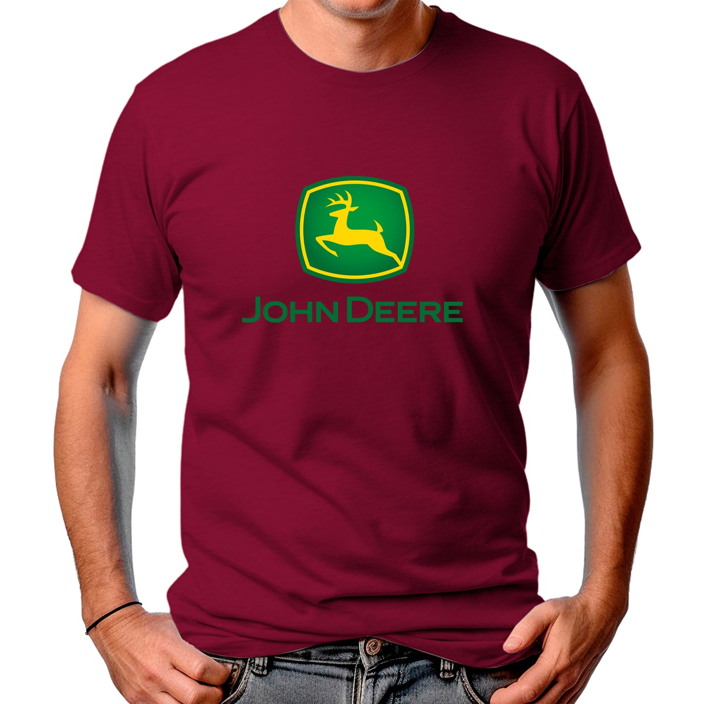CAMISETA MASCULINA JOHN DEERE VERDE