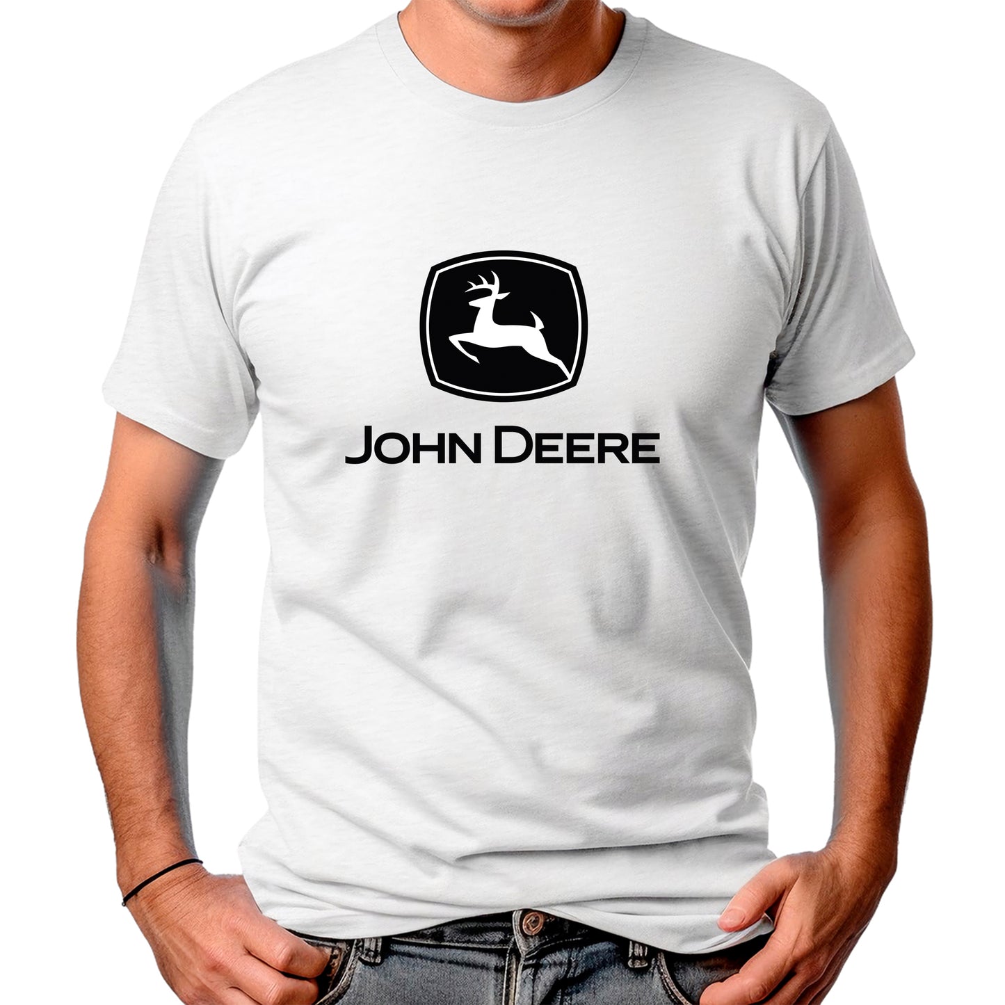 CAMISETA MASCULINA JOHN DEERE PRETO