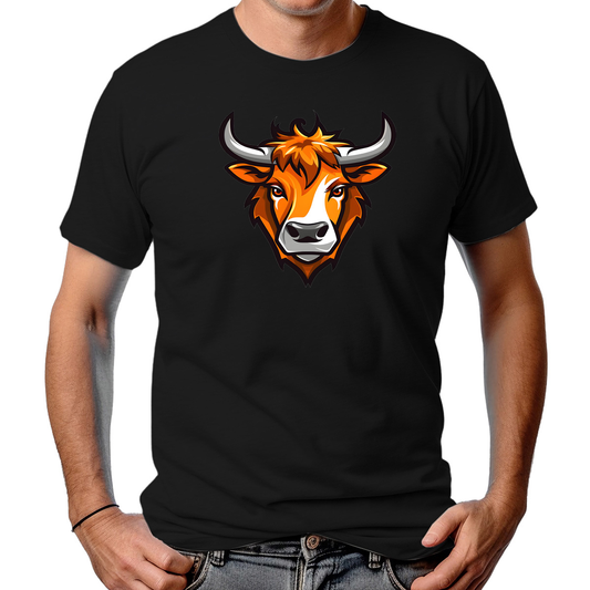 CAMISETA MASCULINA ORANGE BULL