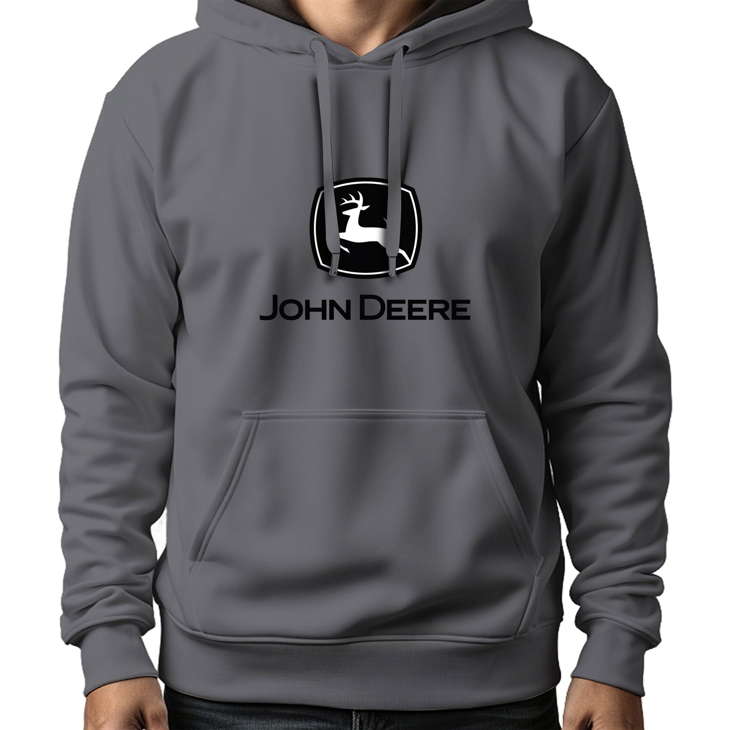 MOLETOM MASCULINO JOHN DEERE PRETO