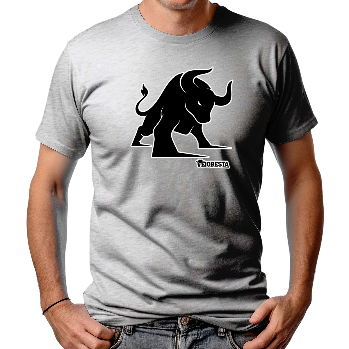 CAMISETA MASCULINA BLACK BULL