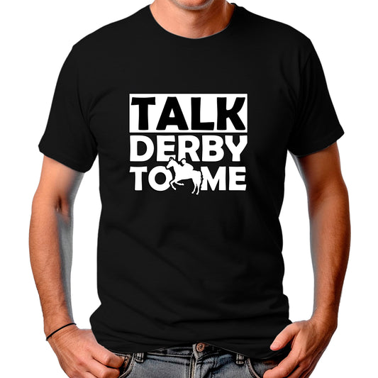 CAMISETA MASCULINA TALK DERBY TO ME