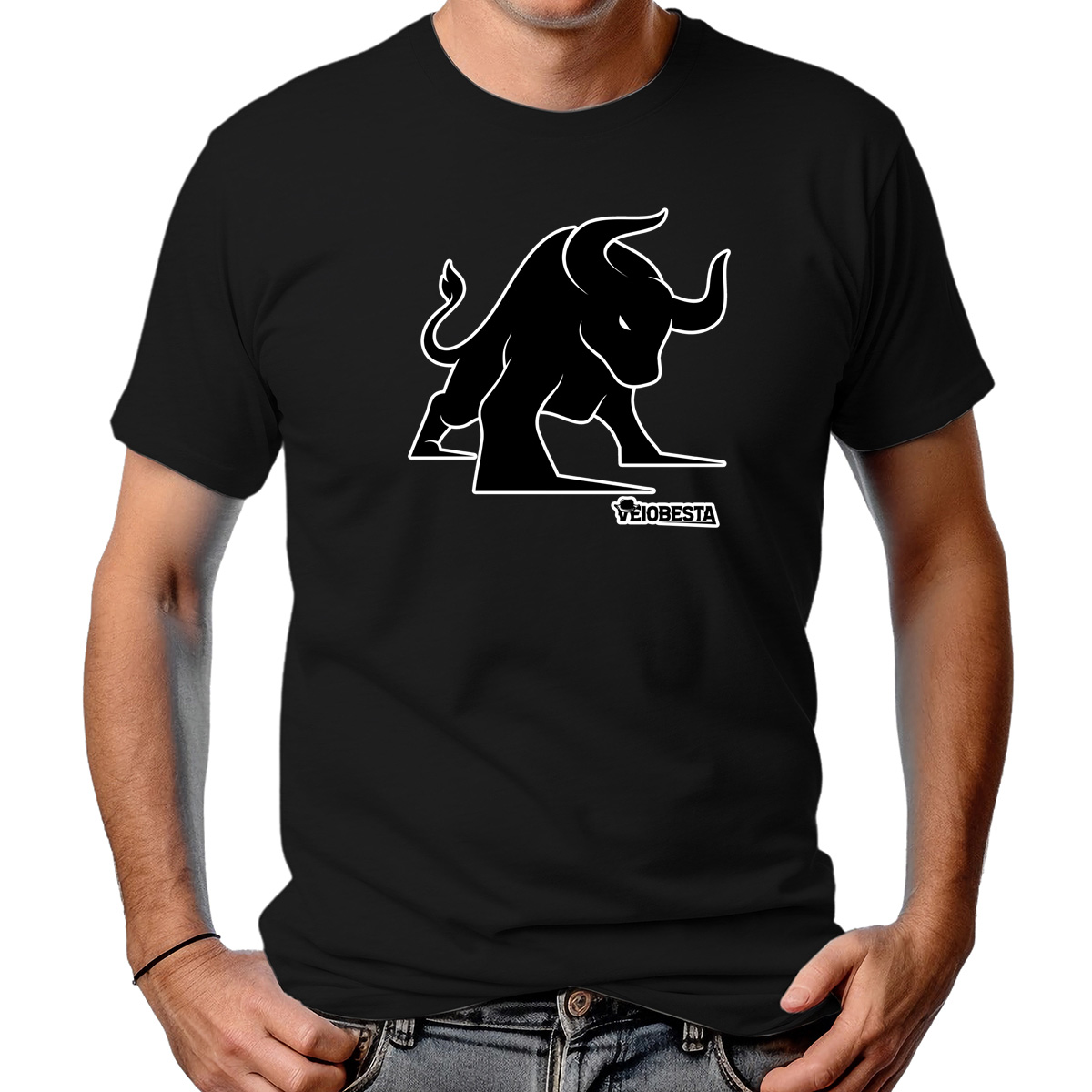 CAMISETA MASCULINA BLACK BULL