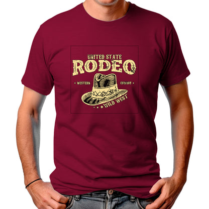 CAMISETA MASCULINA UNITED STATE RODEO WEST