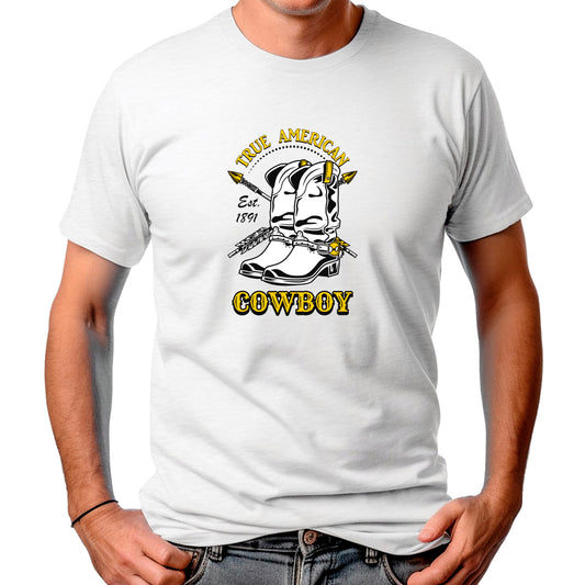 CAMISETA MASCULINA TRUE AMERICAN COWBOY