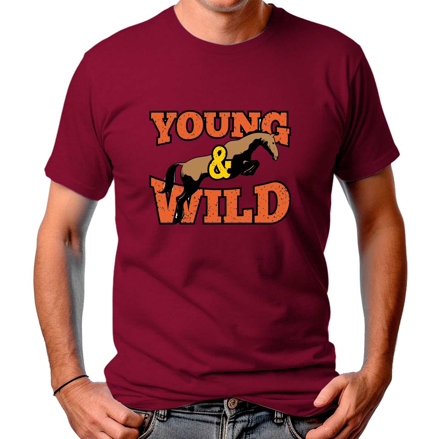 CAMISETA MASCULINA YOUNG & WILD