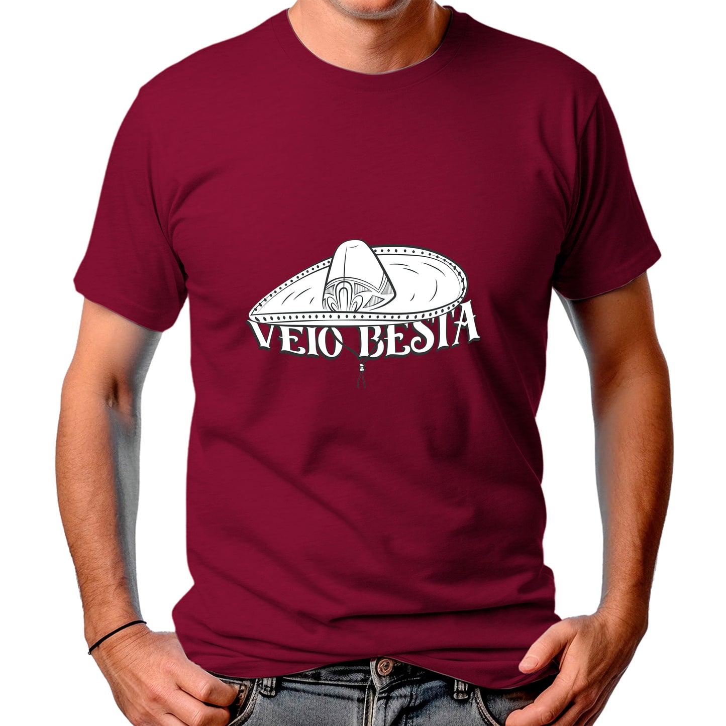 CAMISETA MASCULINA SOMBRERO VEIOBESTA