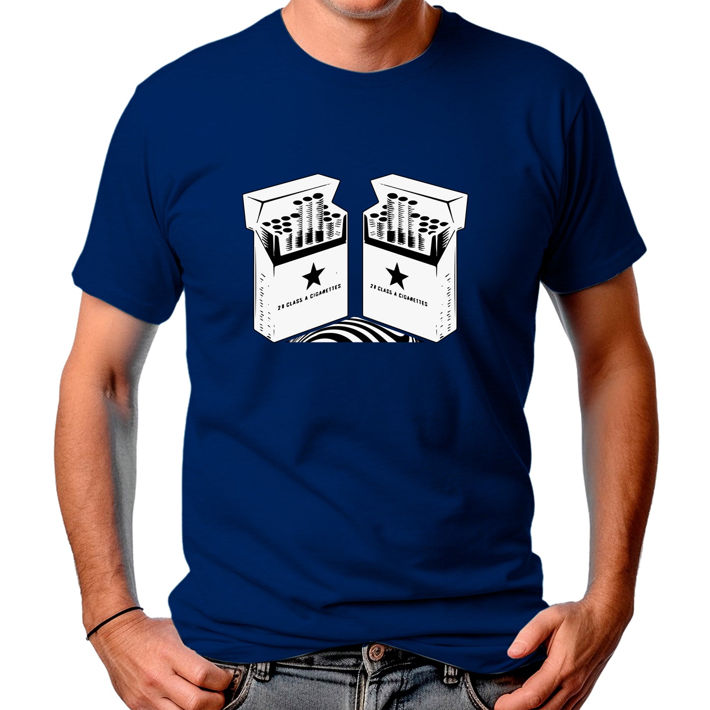 CAMISETA MASCULINA COUNTRY CIGARRETES