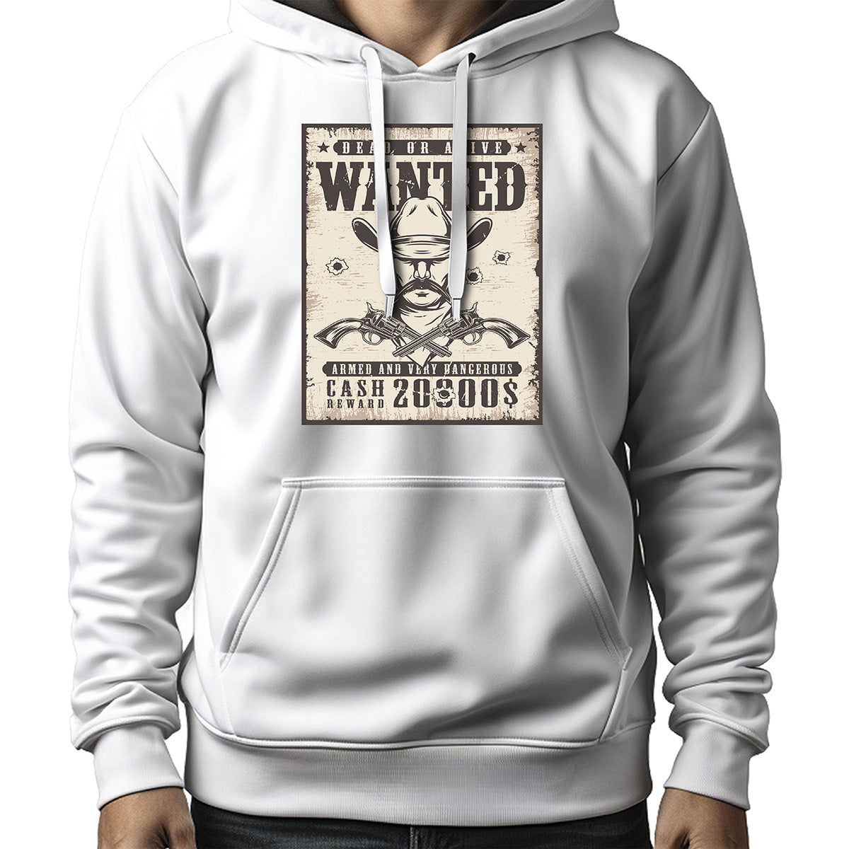 MOLETOM MASCULINO WANTED DUAL GUN
