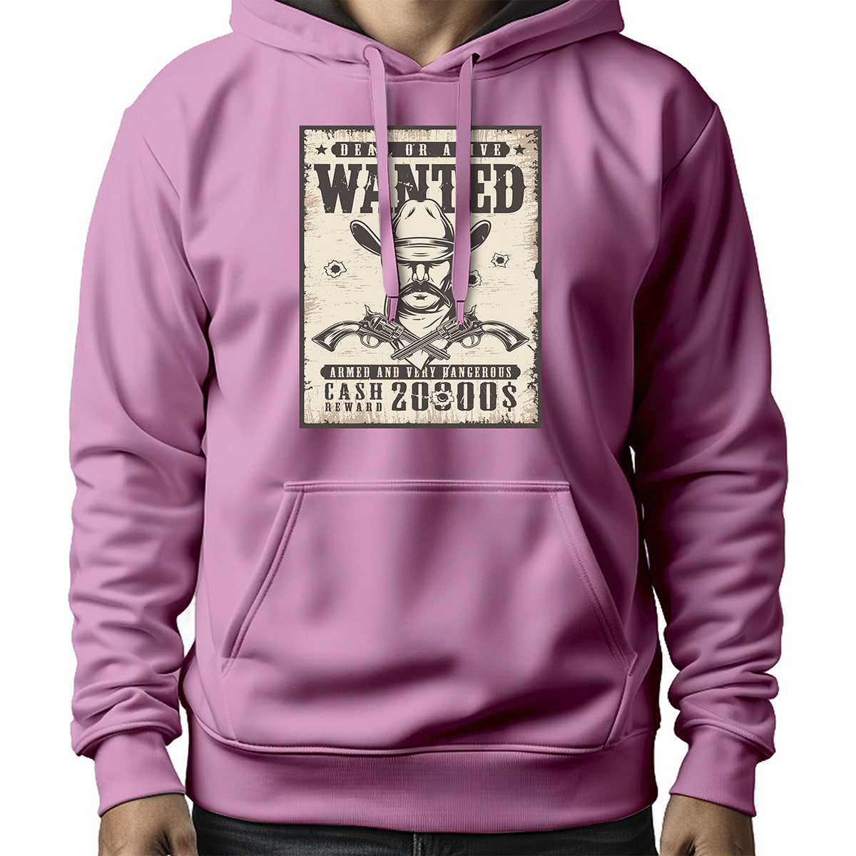 MOLETOM MASCULINO WANTED DUAL GUN