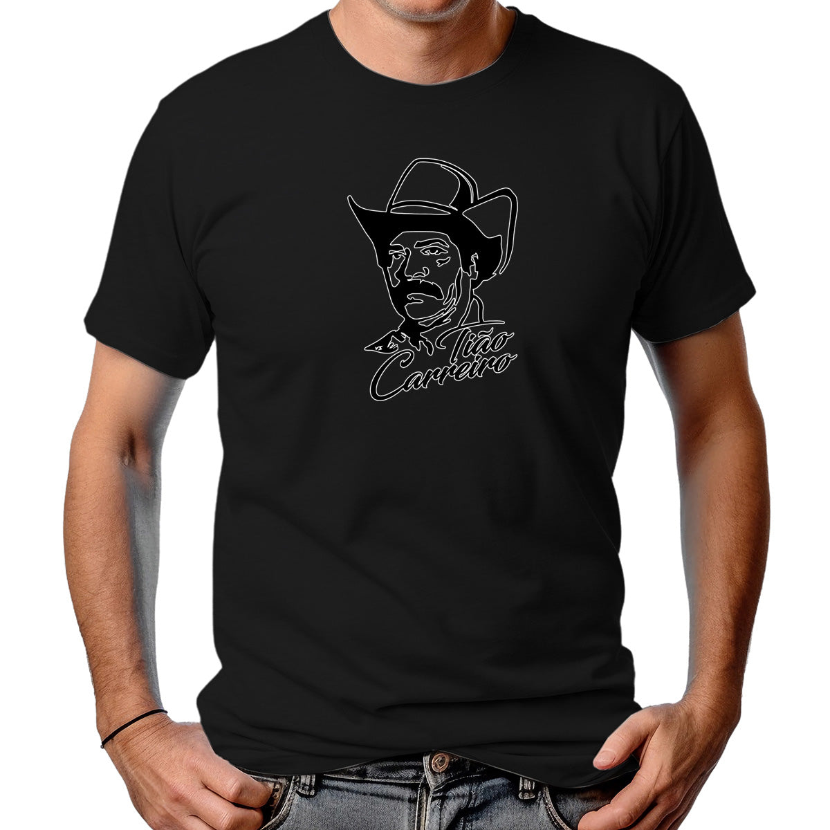 CAMISETA MASCULINA TIÃO CARREIRO