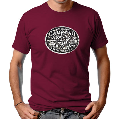 CAMISETA MASCULINA CAMPEÃO RODEIO