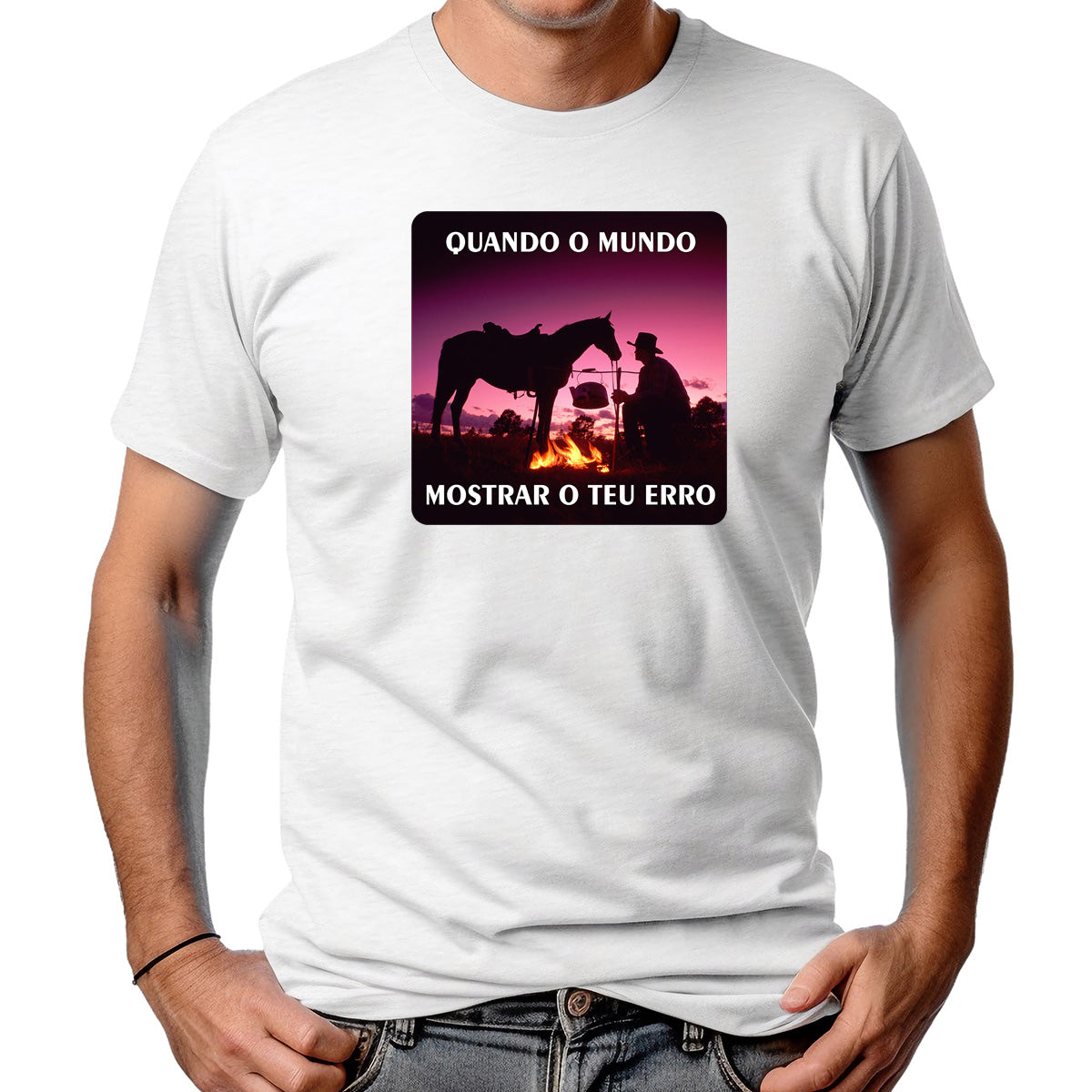 CAMISETA MASCULINA TEU ERRO