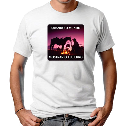 CAMISETA MASCULINA TEU ERRO
