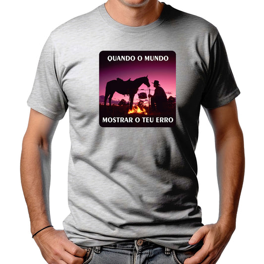 CAMISETA MASCULINA TEU ERRO