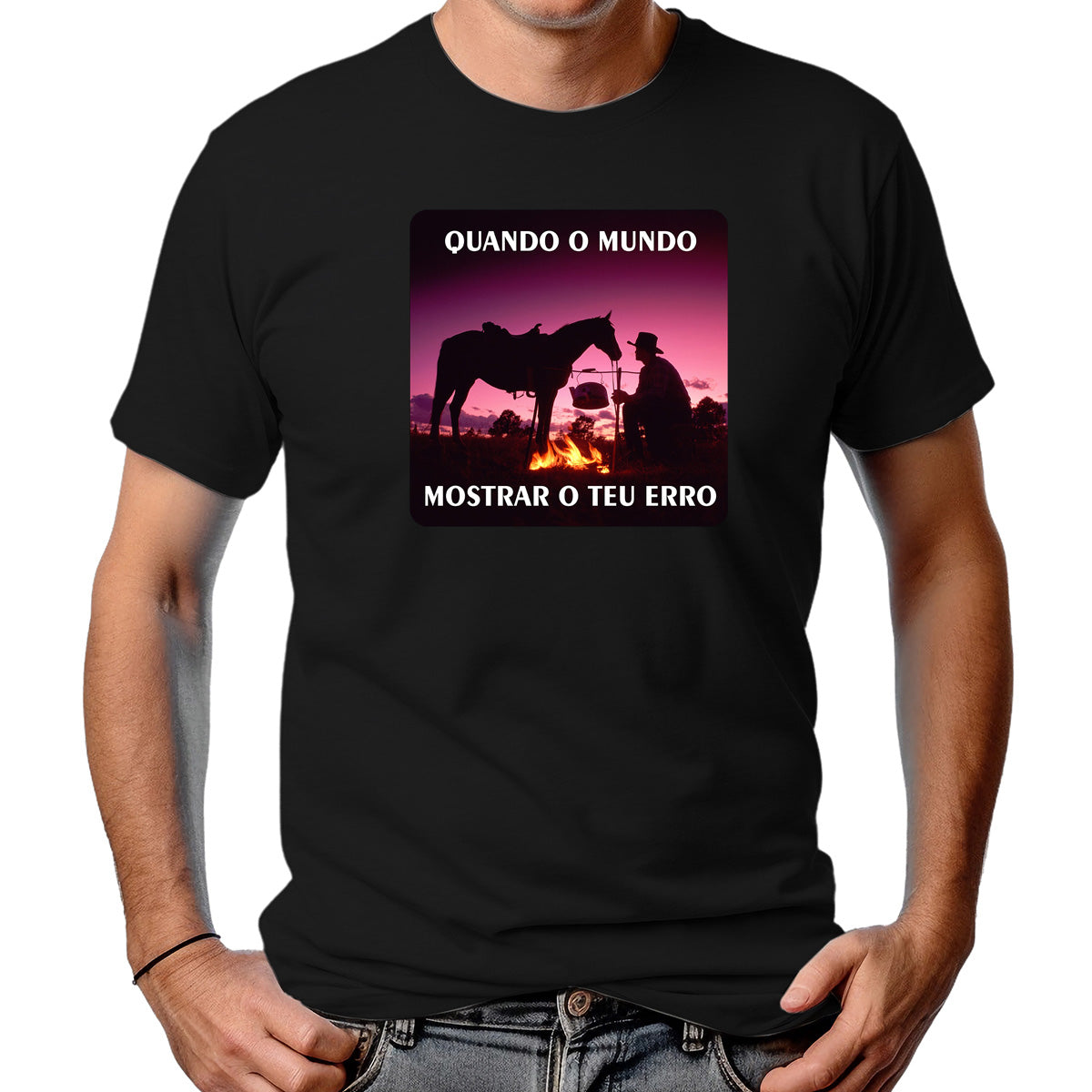 CAMISETA MASCULINA TEU ERRO