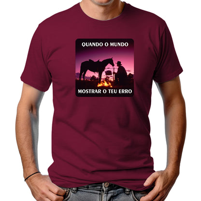 CAMISETA MASCULINA TEU ERRO