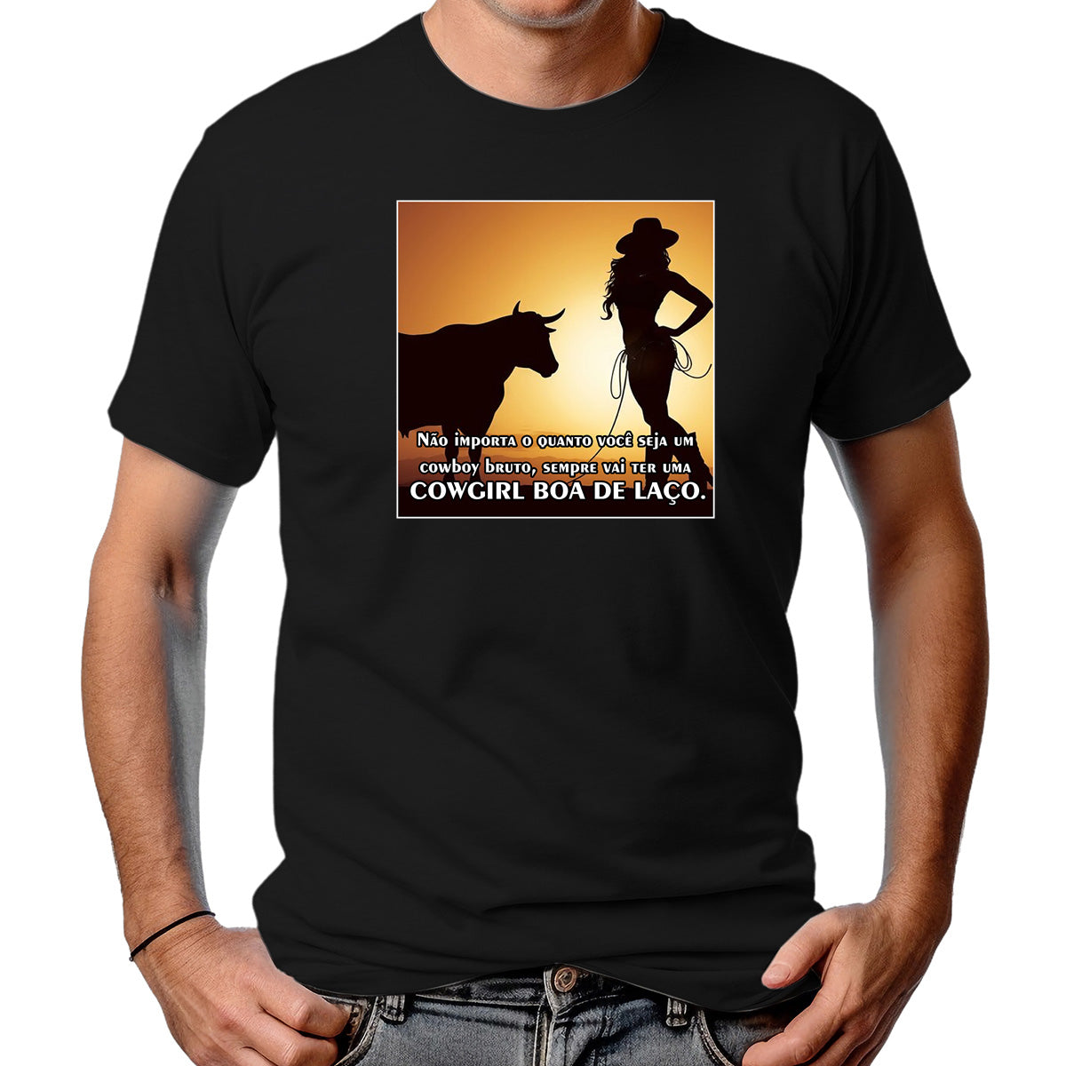 CAMISETA MASCULINA SUA COWGIRL