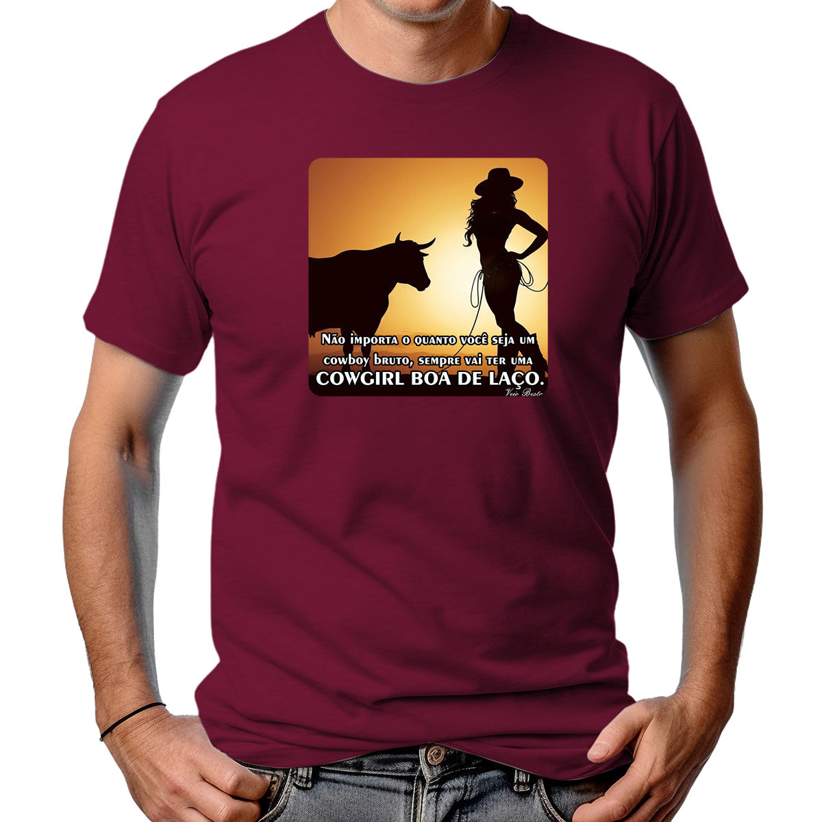 CAMISETA MASCULINA SUA COWGIRL
