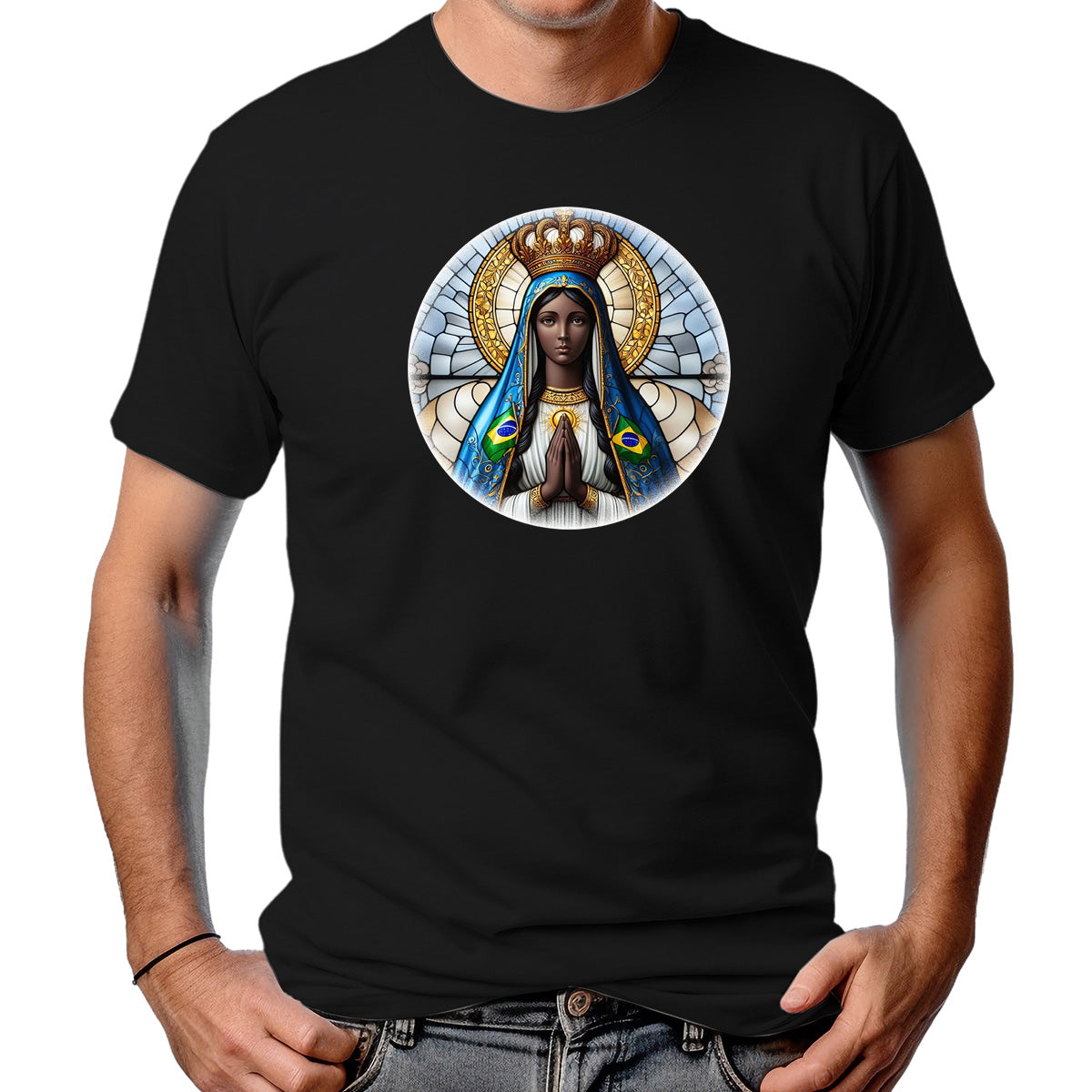 CAMISETA MASCULINA NOSSA SENHORA