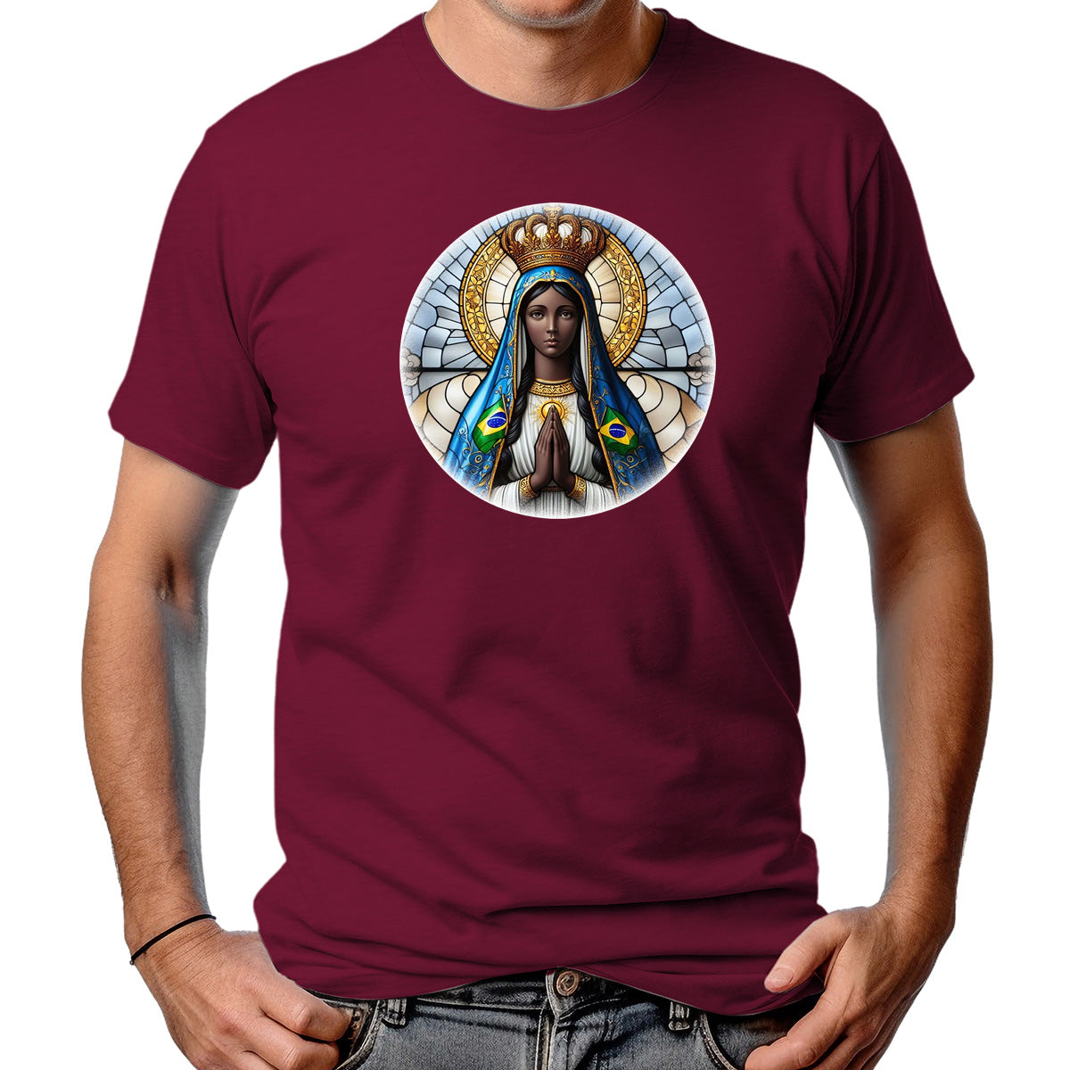 CAMISETA MASCULINA NOSSA SENHORA