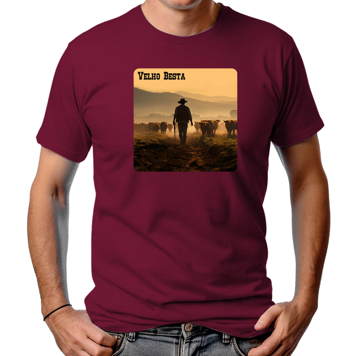 CAMISETA MASCULINA VELHO BESTA