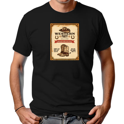 CAMISETA MASCULINA WESTERN PARTY