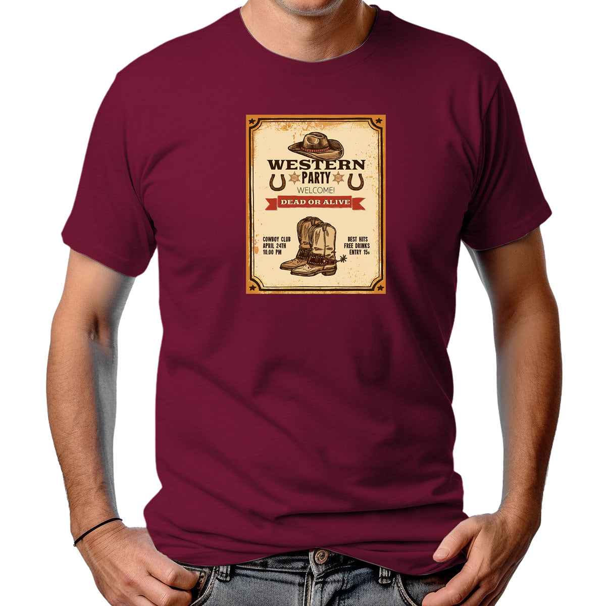 CAMISETA MASCULINA WESTERN PARTY
