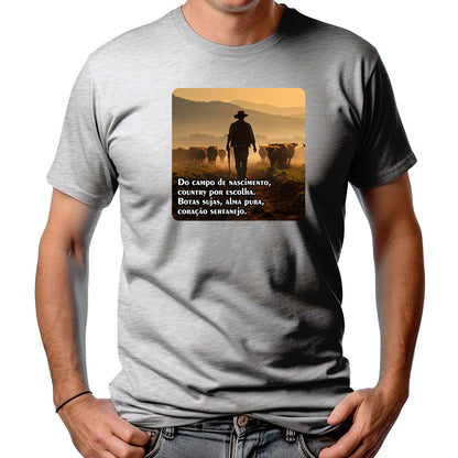 CAMISETA MASCULINA COWBOY VERDADEIRO