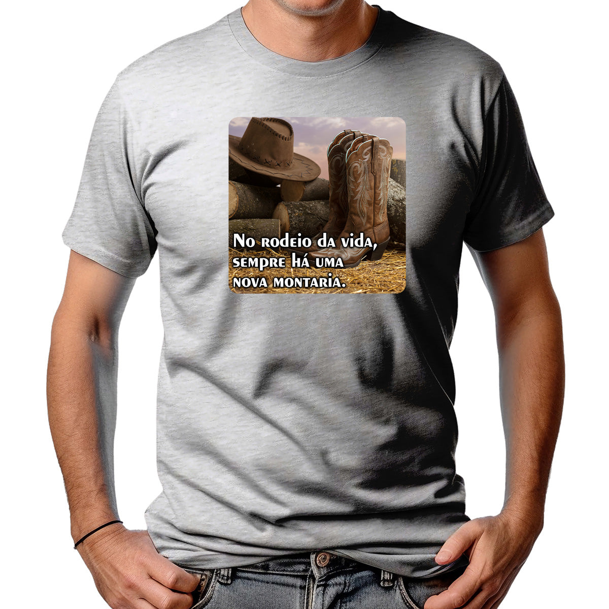 CAMISETA MASCULINA RODEIO DA VIDA