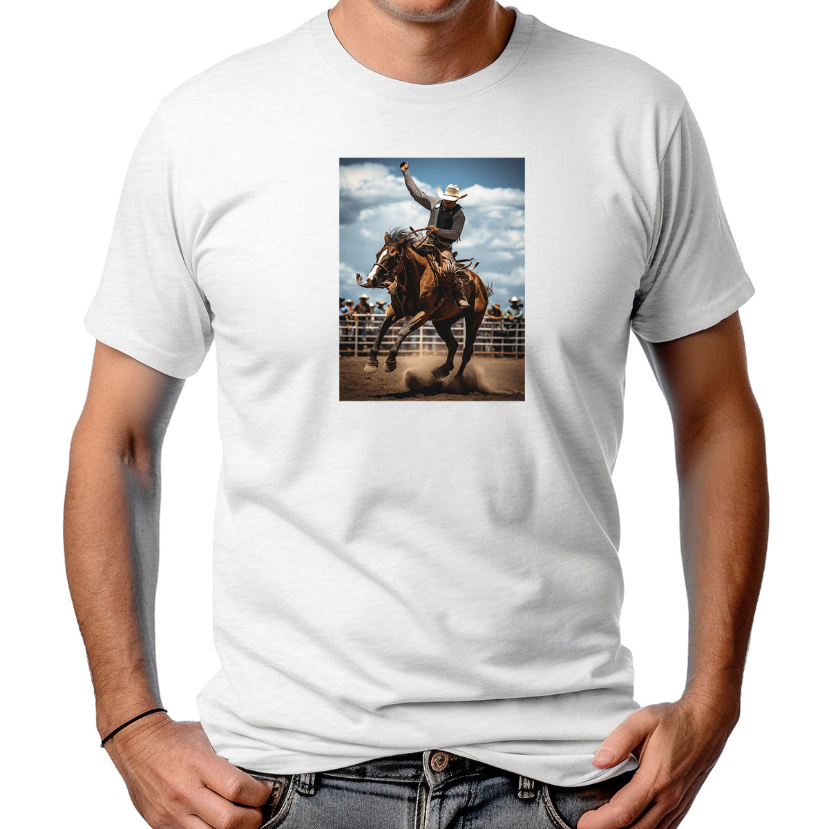CAMISETA MASCULINA CAVALO RODEIO