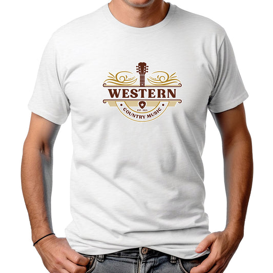 CAMISETA MASCULINA WESTERN MUSIC