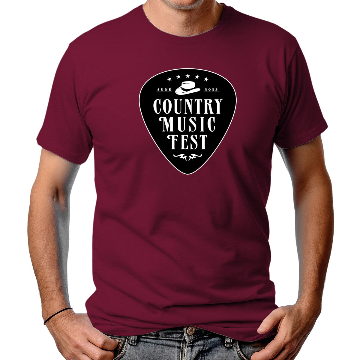 CAMISETA MASCULINA COUNTRY MUSIC FEST