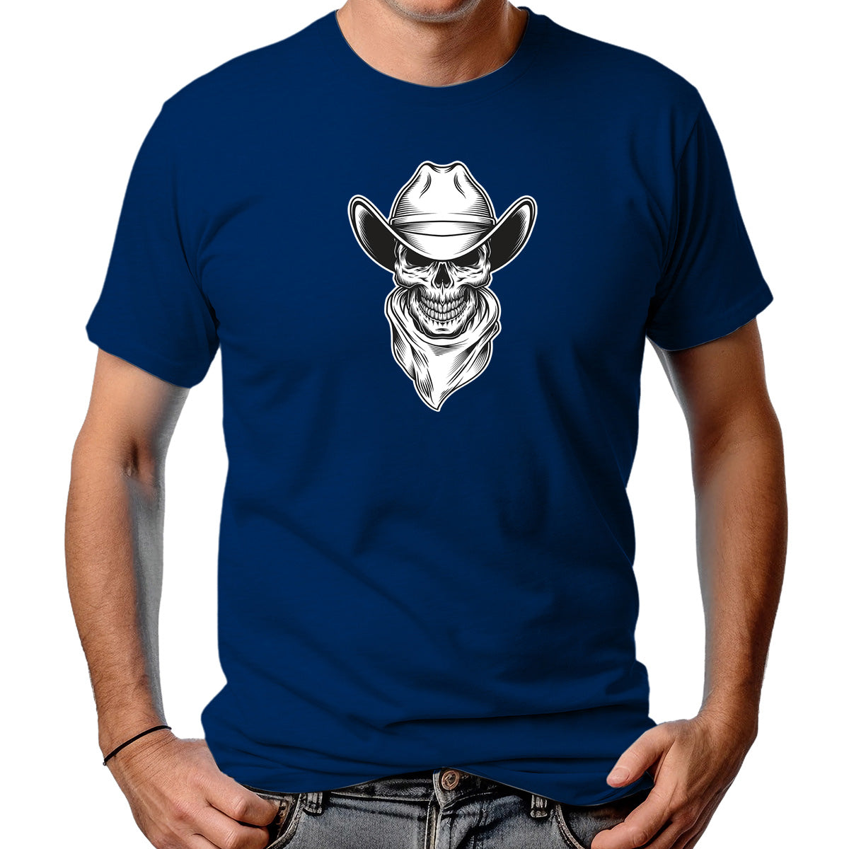 CAMISETA MASCULINA BANDIT SKULL