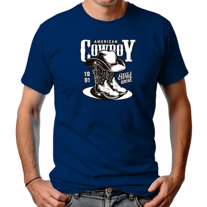 CAMISETA MASCULINA AMERICAN COWBOY BOOTS