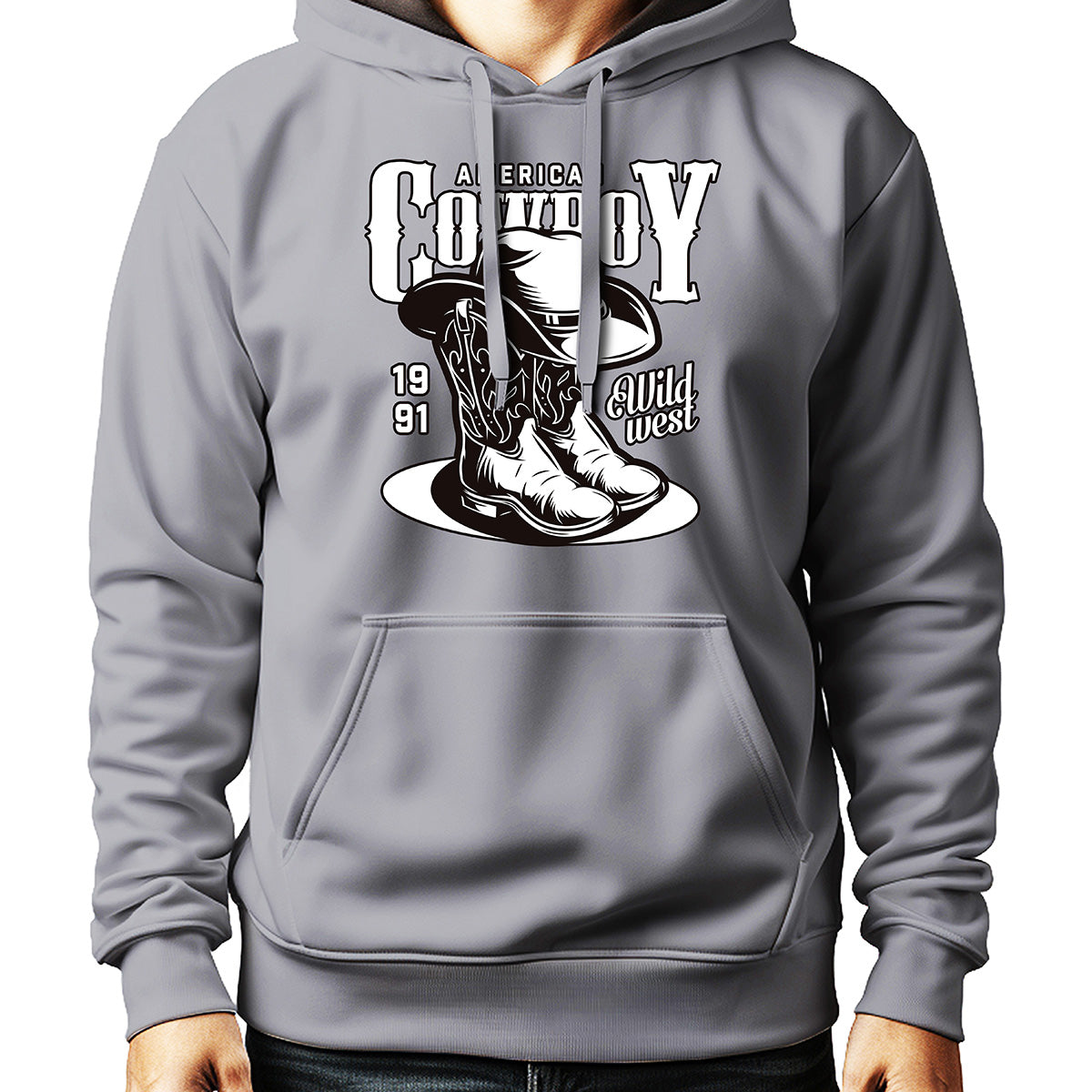 MOLETOM MASCULINO AMERICAN COWBOY BOOTS