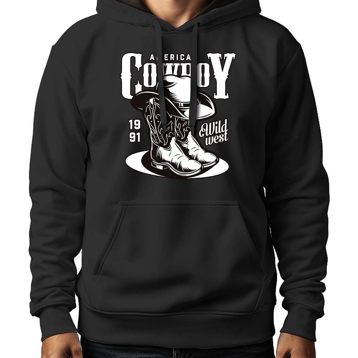 MOLETOM MASCULINO AMERICAN COWBOY BOOTS