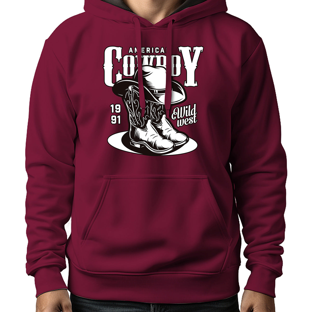 MOLETOM MASCULINO AMERICAN COWBOY BOOTS