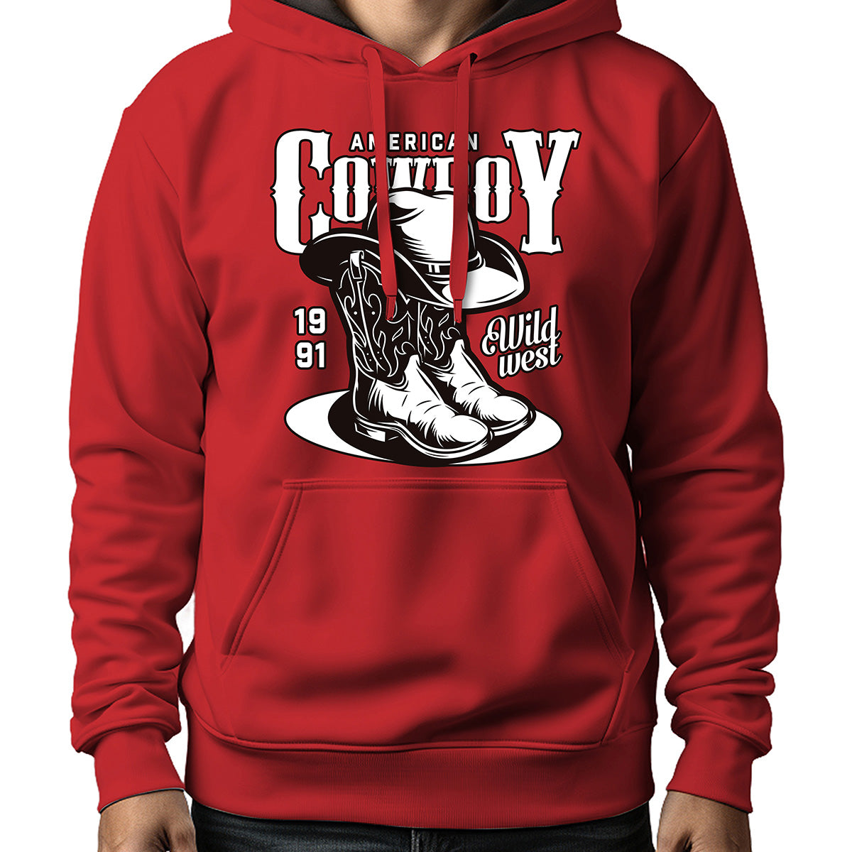 MOLETOM MASCULINO AMERICAN COWBOY BOOTS